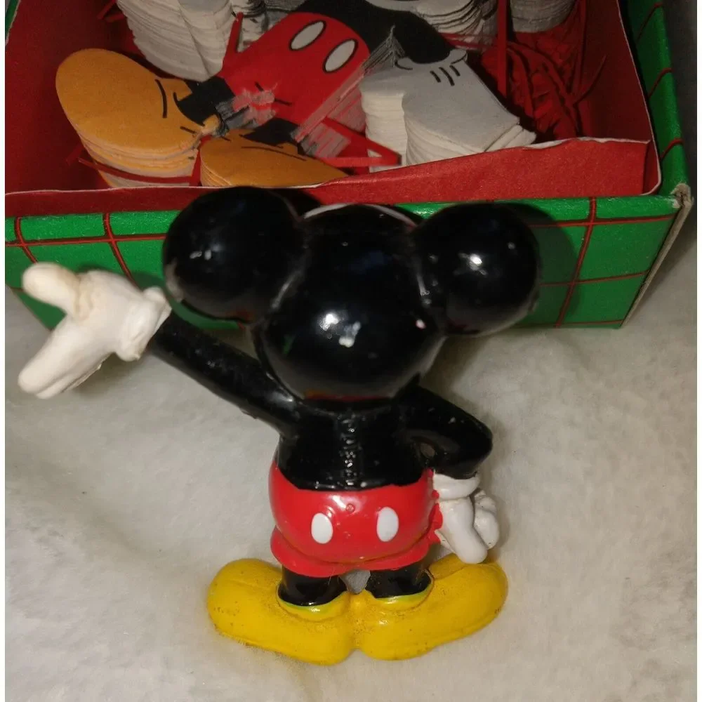Lot vintage Mickey Mouse Rub-a-Dub Pipe Walt Disney China Mickey‎ Paper Ordament